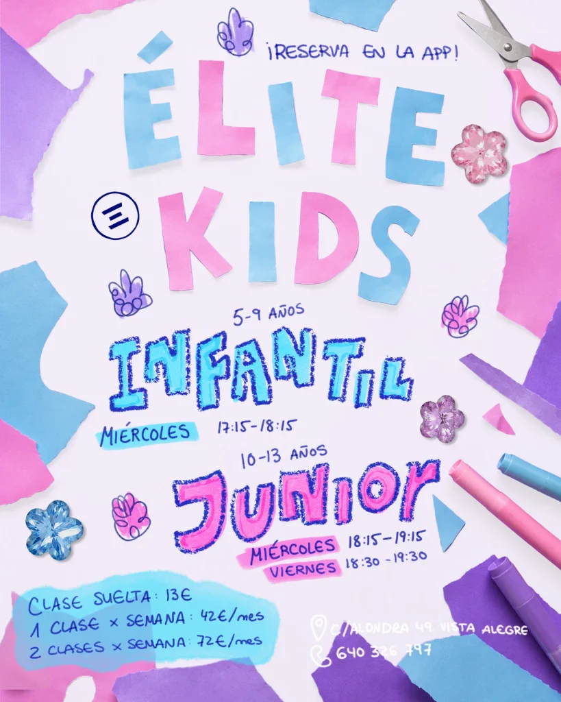 clases de baile para niños en Madrid. A partir de 5 años, estilo urbano