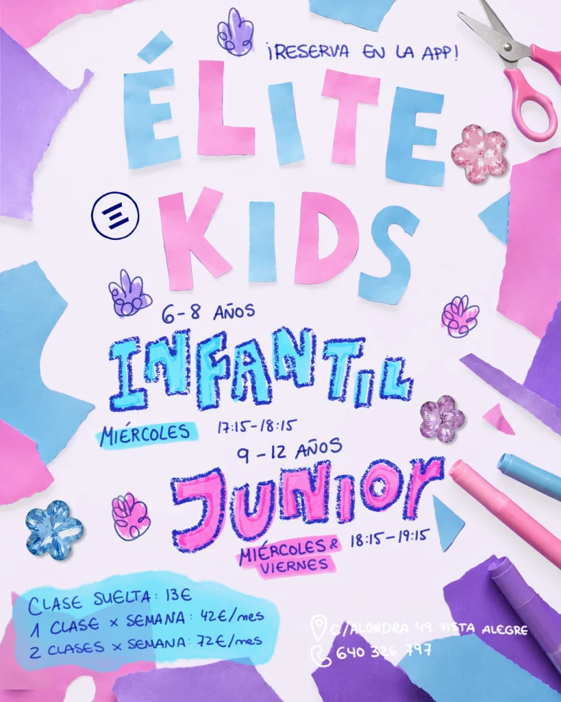 clases de baile para niños en Madrid. A partir de 5 años, estilo urbano